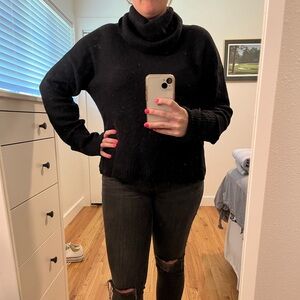 Black cowl neck sweater - treasure & bond
